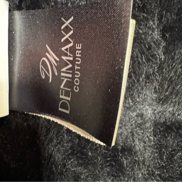 Denimaxx Couture Black Lambskin Jacket Long Coat Women’s Small - Picture 9 of 15